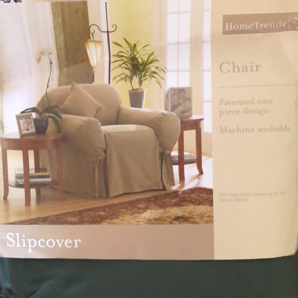 Chair slipcover fits 32"-43" washable Surefit